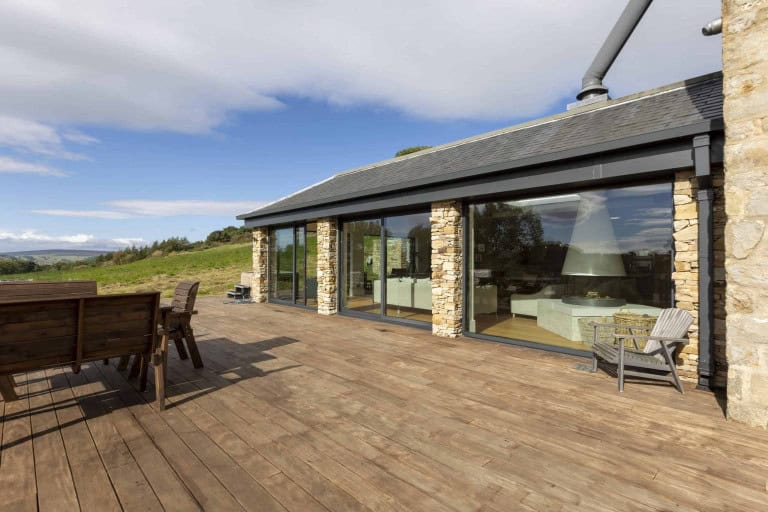 Sitting room sliding doors